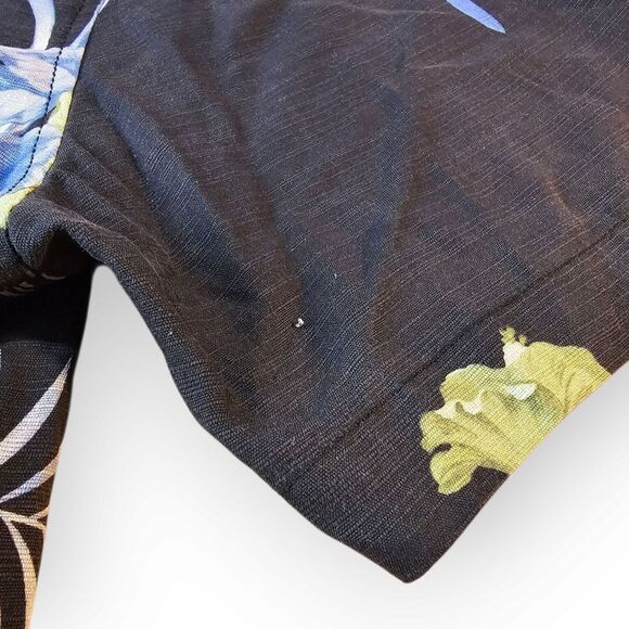 Tommy Bahama SILK Button Down Island Fit Floral Shirt Medium - Picture 3 of 6